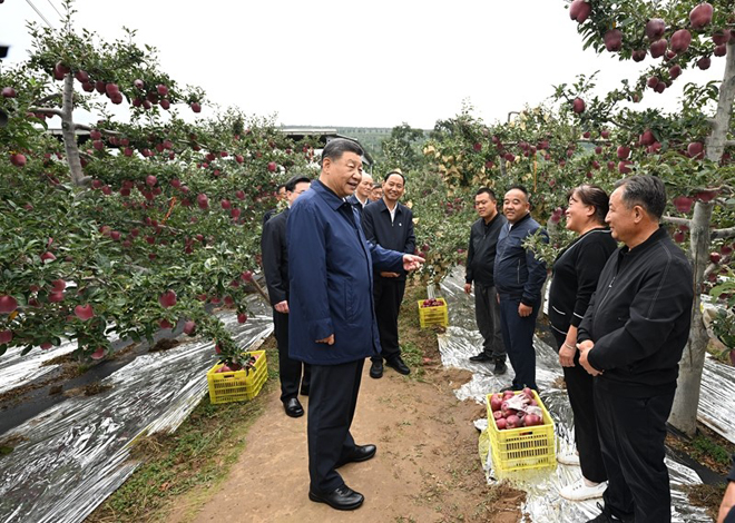 习近平在甘肃考察时强调 深化改革勇于创新苦干实干富民兴陇 奋力谱写中国式现代化甘肃篇章  途中在陕西宝鸡考察.jpg